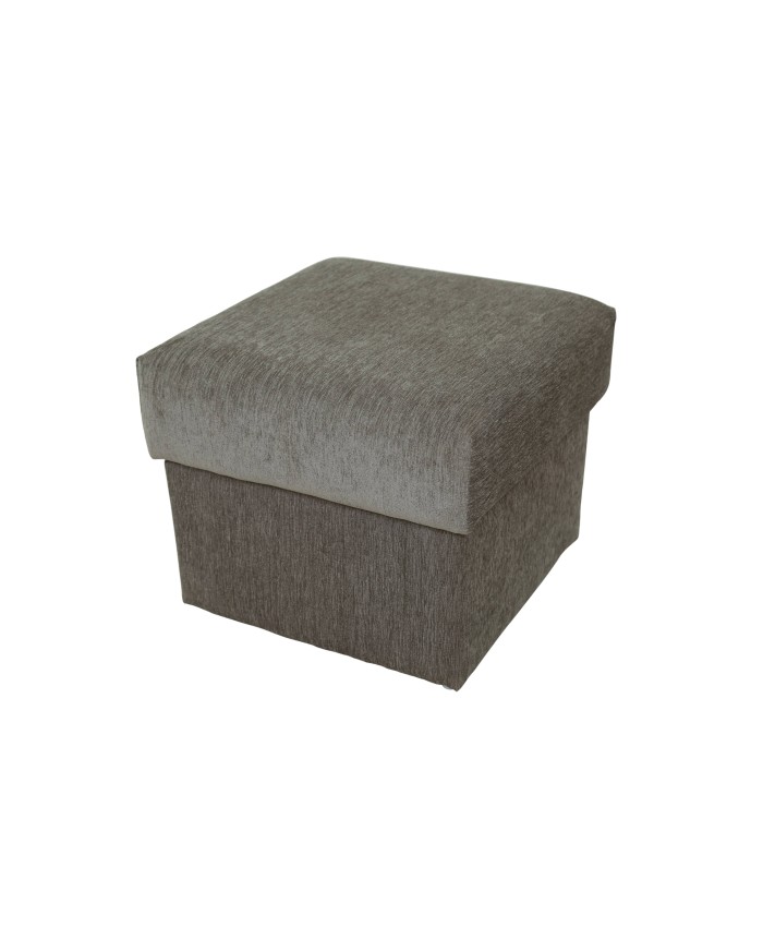 Small Grey Colour Pouf For Living Room